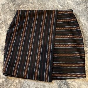 Asymmetrical Mini Skirt